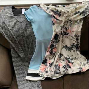3 dresses from Joyce Leslie & Charlotte Russe.